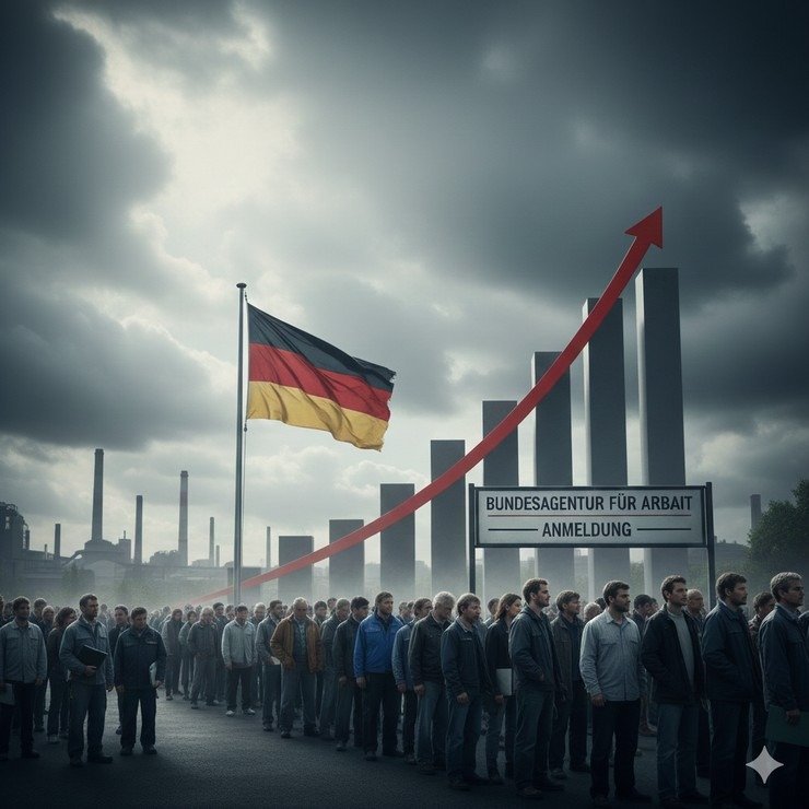 Γερμανία: Ο Αριθμός των Ανέργων Φτάνει τα 3 Εκατομμύρια, Σηματοδοτώντας Αδύναμη Αγορά Εργασίας