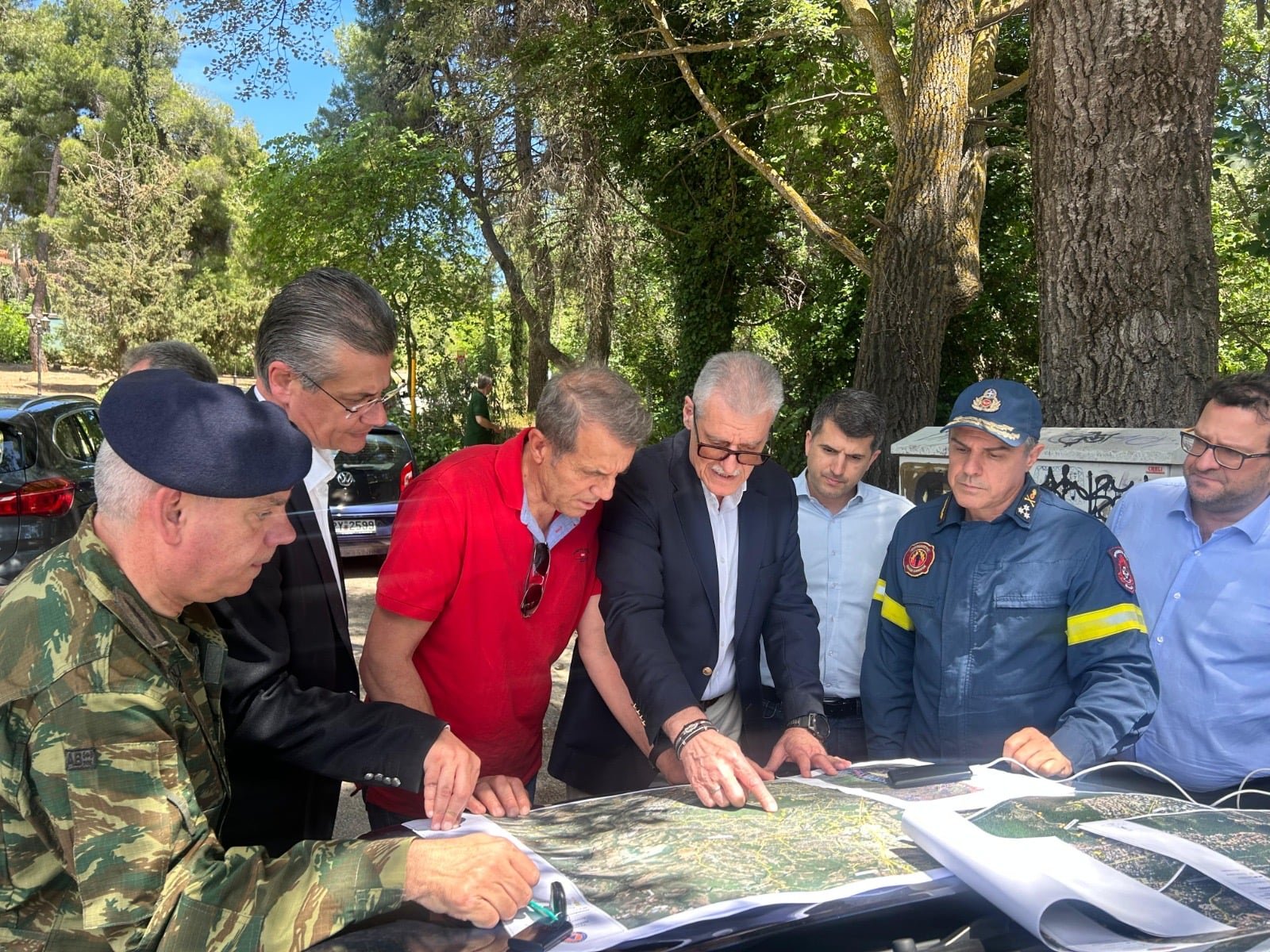 Αυτοψία Τουρνά στην Κηφισιά ενόψει της αντιπυρικής περιόδου