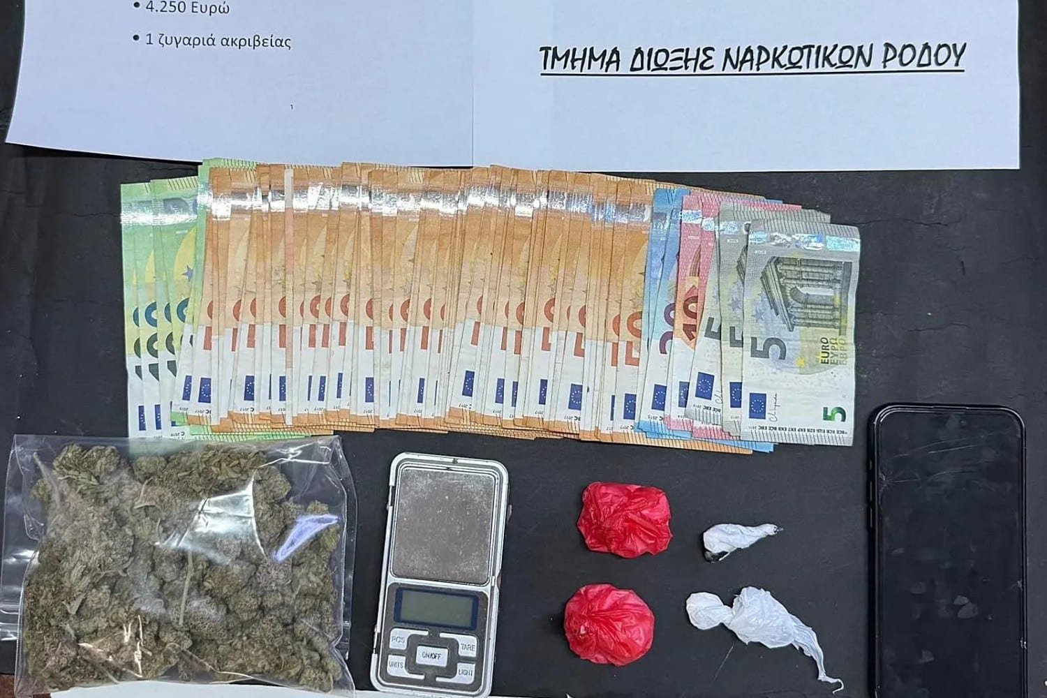 Σύλληψη 28χρονου στη Ρόδο για διακίνηση ναρκωτικών: Κατασχέθηκαν κοκαΐνη και κάνναβη