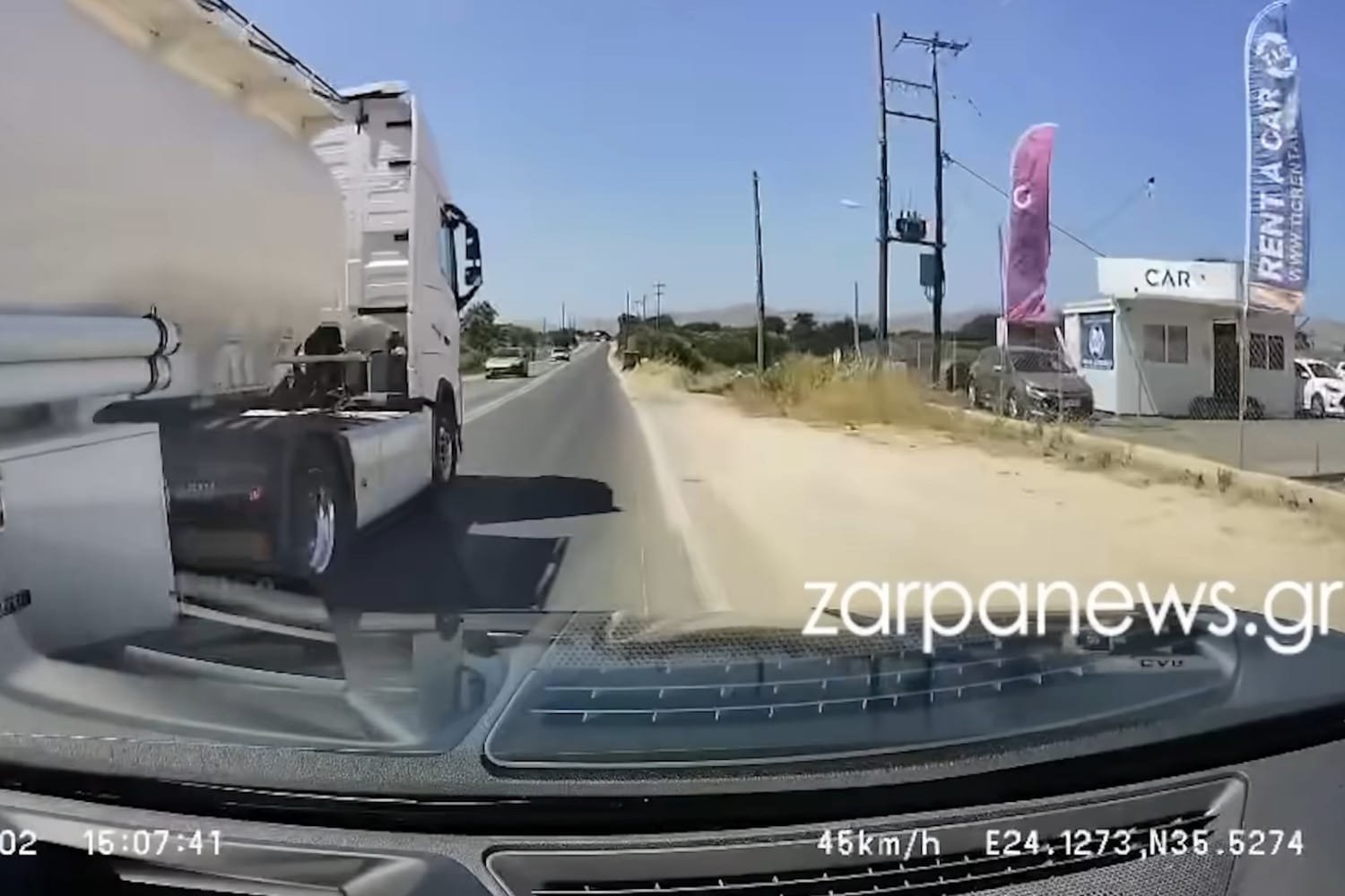 Χανιά: Συνελήφθη ο οδηγός του βυτιοφόρου που πραγματοποίησε επικίνδυνη προσπέραση στον δρόμο του αεροδρομίου – Βίντεο αποκαλύπτει την επικινδυνότητά του