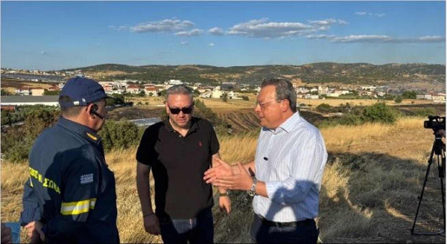 Σωκράτης Φάμελλος στις πυρόπληκτες περιοχές Ωραιοκάστρου και Φιλοθέης: «Αγωνιζόμαστε για μια ισχυρότερη Πυροσβεστική και Τοπική Αυτοδιοίκηση»