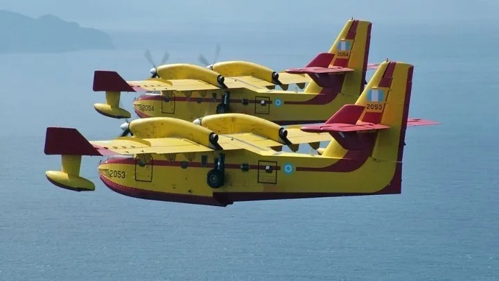 Ελληνική Αρωγή στην Ισπανία: Δύο Ισχυρά CL-415 στη μάχη κατά των Δασικών Πυρκαγιών