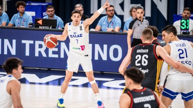 Eurobasket U18: Βαριά Ήττα της Εθνικής Ελλάδας από τη Γερμανία (66-99) και 6η Θέση – Εκτός Παγκοσμίου Κυπέλλου