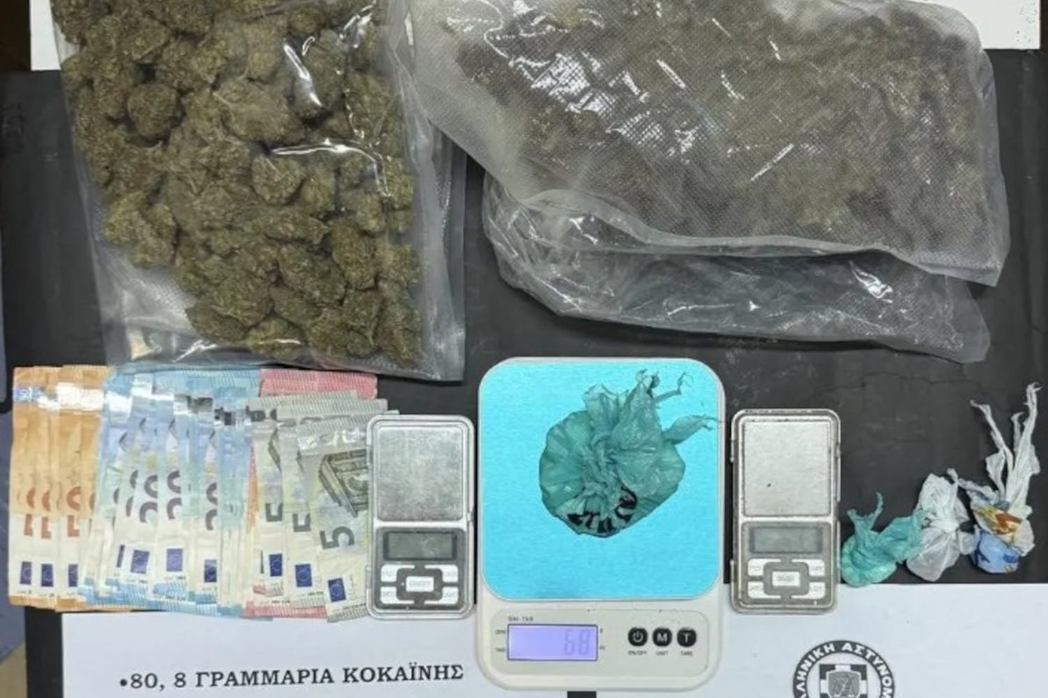 Ρόδος: 20χρονος συνελήφθη με μεγάλη ποσότητα ναρκωτικών και ζυγαριές ακριβείας – Προέβαλε σθεναρή αντίσταση κατά τη σύλληψη
