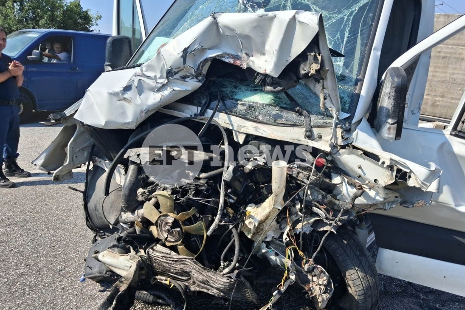 Οδύνη στις Σέρρες: Σοβαρό τροχαίο με δύο νεκρούς – «Δεν τον πρόλαβα, έπεσε πάνω μου», λέει ο οδηγός του φορτηγού (βίντεο)