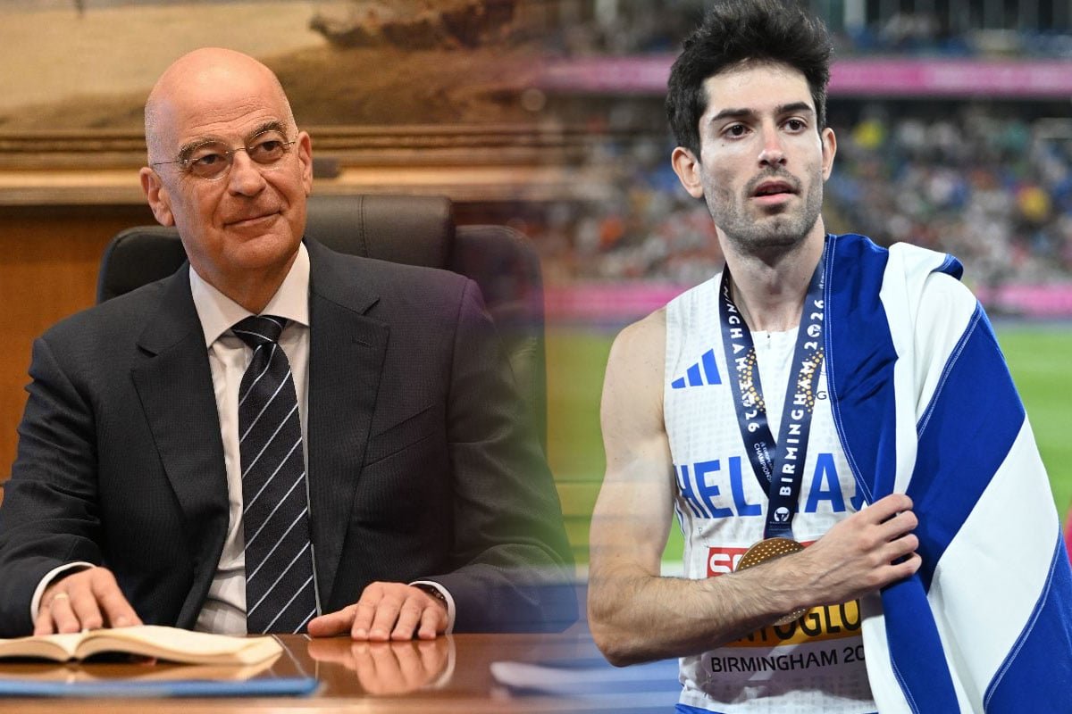 Ο Νίκος Δένδιας Συχαρεί τον Μίλτο Τεντόγλου για το 4ο Χρυσό Ευρωπαϊκό Μετάλλιο: «Τεράστιο Επίτευγμα, Ένας από τους Καλύτερους Άλτες Όλων των Εποχών»