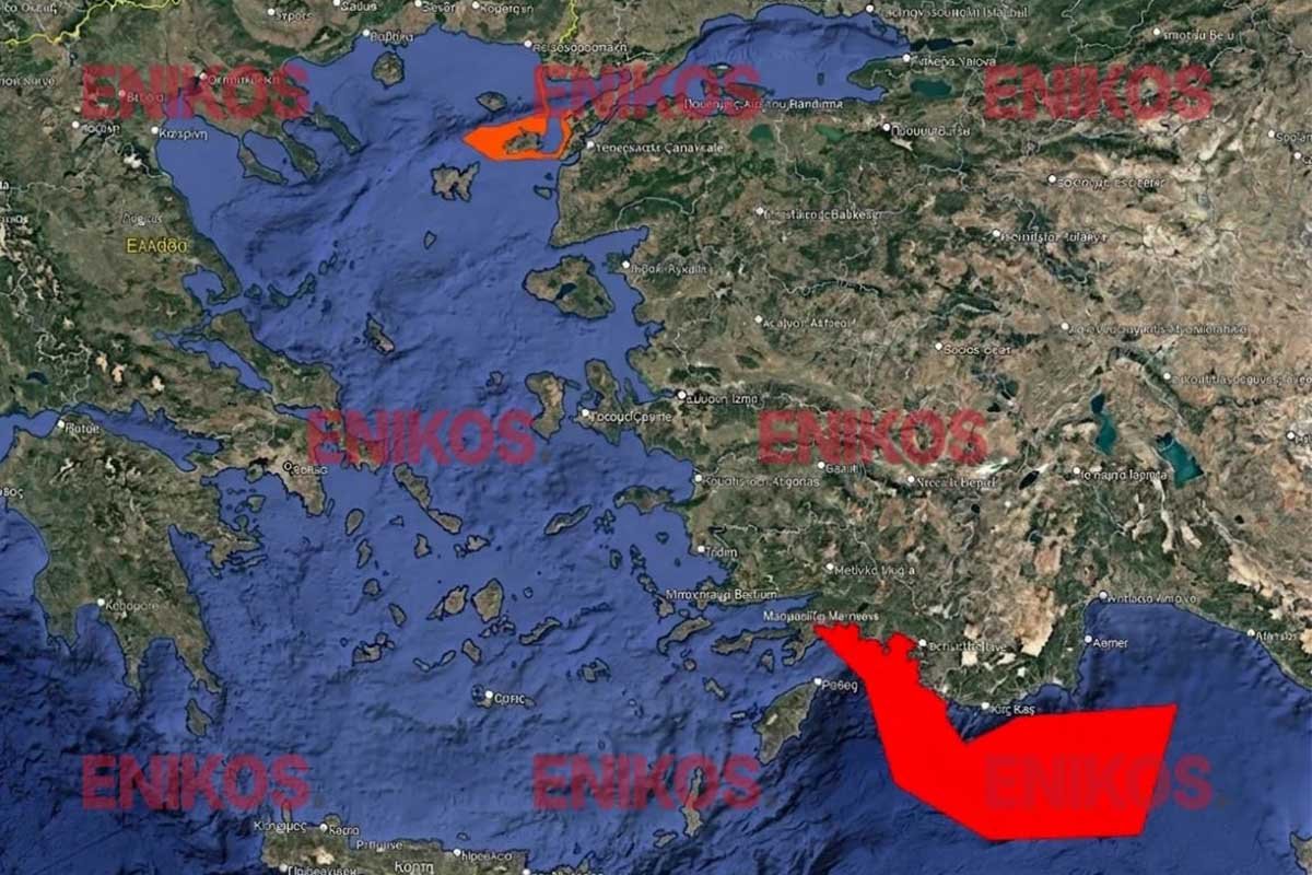 Ελλάδα: Διάβημα προς την Τουρκία για τα παράνομα «γαλάζια» Θαλάσσια Πάρκα – Διεθνοποίηση της πρόκλησης