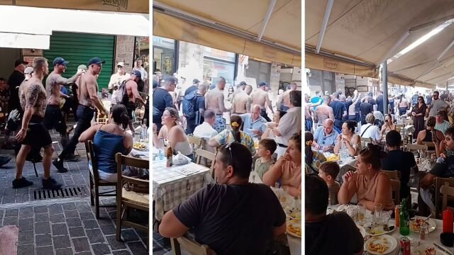 ΑΕΚ – Λέφσκι Σόφιας: Βούλγαροι οπαδοί υπό στενή αστυνομική παρακολούθηση στο κέντρο της Αθήνας – Βίντεο από τη Νέα Φιλαδέλφεια