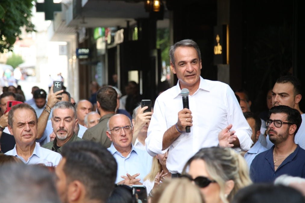 Κυριάκος Μητσοτάκης: Η Νέα Δημοκρατία εγγυάται σταθερότητα και πρόοδο, ο κατώτατος μισθός πάνω από 950 ευρώ πριν τις εκλογές