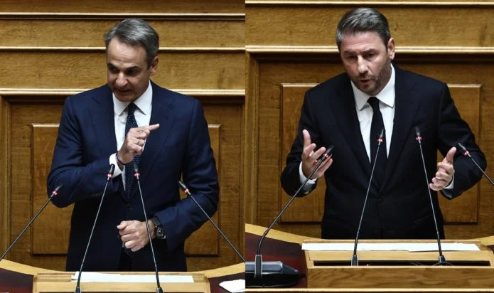 Κόντρα Μητσοτάκη-Ανδρουλάκη στη Βουλή: «Το "όχι σε όλα" στρέφεται κατά του Συντάγματος» - «Είστε εκτός πραγματικότητας»