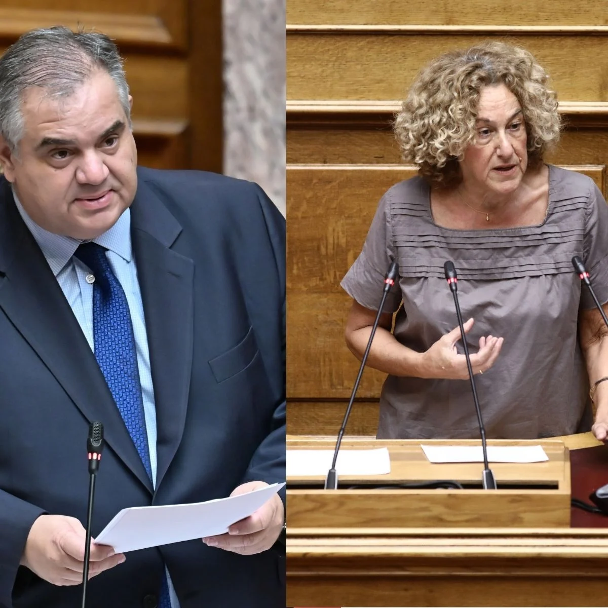 Βουλή: Σφοδρή σύγκρουση Σπανάκη - Κτενά για τη Γκράβα - «Ντροπή στη μαυρίλα του ΚΚΕ» - «Παίζετε με τις ζωές των παιδιών»